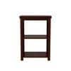 Lala XL Solid Wood Bookshelf in Walnut Finish