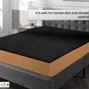 Premium Jacquard Polyester Waterproof Mattress Protector for King Size In Black Colour 75x72