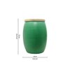 Metalsmith Circular Iron Bedside Table – Green Finish