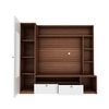 Casper Tv Unit Walnut And Frosty White 55 Inches Tv