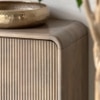 Myr Solid Mango Wood Sideboard with 3 Door in White Wash Finish