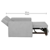 Eden  Pull Out Sofa cum Bed  in Grey Colour