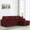Doozy 3 Sofa cum Bed with Storage in Maroon Colour
