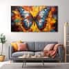 The Castle Decor Butterflies Wall Painting Wooden Framed 27x48 Inch (Style 2)