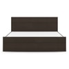 Wren Engineered Wood Queen Size Bed In Dark Wenge Finish