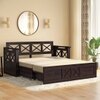 Bram 3 Seater Pull Out Sofa cum Bed In Macadamia Brown Colour