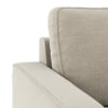 Apollo Compact High Back 1 Seater Fabric Sofa in Oyster Beige Colour