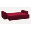 Cacef 3 Seater Pull Out Sofa cum Bed in Maroon Colour