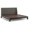 Taarkashi Solid Wood King Size Non Storage Bed In American Walnut Finish