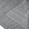 Textured Rug Pet Yarn Rectangle Carpets Hand Loom in Lt.Grey Colour