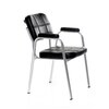 Adiko Classic Visitor Chair In Black Colour