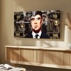 Paintingmantra Gangster Portrait Pop Art Canvas Wall Painting Decor 22x46 Inch