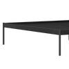 Pinner Metal Non Storage King Bed in Satin Black Finish