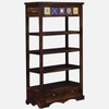 Sheesham Solid Wood  Bookshelf in Provincial Teak Finish