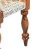 Riaza Sheesham Wood Maachi Stool in Natural Jute & Silver Rope Canning
