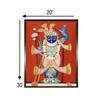 Shrinathji Canvas Wall Prints Canvas Wall Prints Set of 1 Multicolor Matte