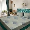 Multicolor Floral 180 TC Flat 1 Queen  Bedsheet with 2 Pillow Covers