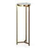 Midori Metal Drink Table In Gold Finish