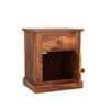 Woodway Solid Wood Bedside Table in Honey Finish