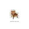 Arista Sheesham Wood Accent Chair