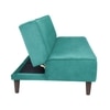 Palermo 3 Seater Sofa Cum Bed In Sea Green Colour