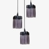 Furrow Cluster of 3 Handcrafted Hanging Lamp