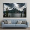 Truss Pcs White Green Grand Teton National Park Printed Canvas Wall Prints Set of 3 Multicolor Matte