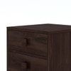 Magellan Solid Wood Bedside Table in Mahogany Finish