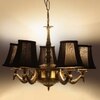 Devansh Gold Wall Mounted Lamp With Beige Jute Shade