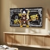 Money Graffiti Pop Art Canvas Wall Painting Living Room Decor 22x46 Inch