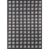 Jaipur Rugs Soft Checkered Wool Dhurrie Rug Gray 6x8 ft