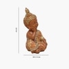 VEDAS Polyresin  Figurine in Orange Colour