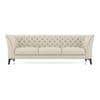 Weston 3 Seater Premium Italian Leather Sofa In Creme Frainche