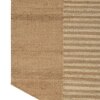 Jaipur Rugs Soft Geometric Jute Dhurrie Rug Brown 4x6 ft