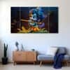 The Castle Decor Bal Gopal Wall Painting Wooden Framed 27x48 Inch (Style 14)