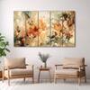 The Castle Decor Elegant Flower Wall Art Set of 5 27x48 Inch