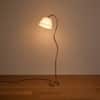 Kaze Handicrafted Floor Lamp in Golden and White Colour