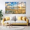 The Castle Decor Desert Meets Ocean Wall Art Set of 5 27x48 Inch