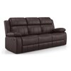 Griffin Recliner Three Seater - Dark Chocolate