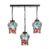 Devansh Solid Wood Electric Wall Light in Brown Colour with Maroon Shade Count of 1 Light