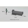 Cloud Tails Engineered Wood Drawer Storage Bed in Electric Blue Colour