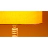 Gwyneth Yellow Cotton Shade Floor Lamp