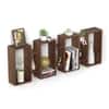 Steda Engineered Wood Bookshelf in Brown Colour
