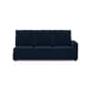 Apollo Compact Sofa (Colour : Sea Port Blue Velvet, Cushion : Hard, Back Type : High Back, Seating Capacity : Left Aligned 3 Seater + Left Aligned Chaise)