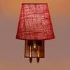 Devansh Solid Wood Electric Wall Light in Brown Colour with Multi Shade Count of 1 Light