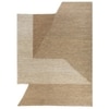 Jaipur Rugs Soft Geometric Jute Handloom Rug White 5x8 ft
