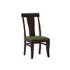 Arabia-Fabio 4 Seater Dining Table With Set Of 4 Chairs Colour-Matty Olive Finish-Mahogany