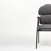 Antho Fabric Dining Chair in Grey Colour