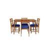 slimy solid wood  4 seater Dining table in  Provincial Teak
