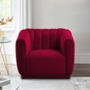 Rosa Fabric Sofa (Maroon)